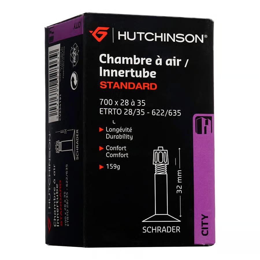 Chambre à air Hutchinson Standard 28′ (700×28/35) Schrader