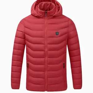 Doudoune Chauffante Rouge