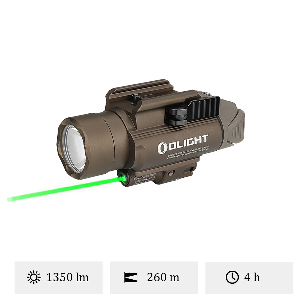 Olight Baldr Pro | Lampe Torche Ultra Puissante Avec Laser Vert – Image 8