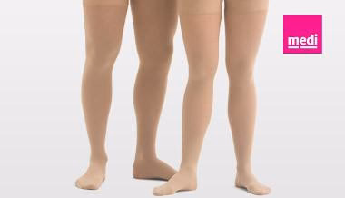 Bas de compression Medi Plus pour homme et femme (20-30mmhg) (Mi-cuisse)