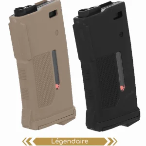 Chargeur Mid-cap 170 billes, Compatible M4 et HK416 /  Enhanced Polymer Short EPM1-S Dark Earth et Tan / PTS