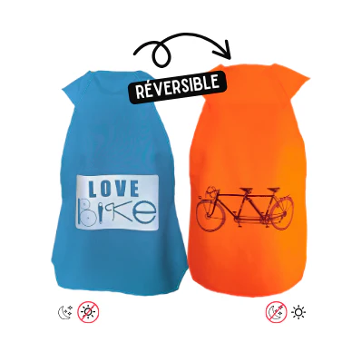Gilet fluo Reversible - Love Bike & Tandem – Image 7